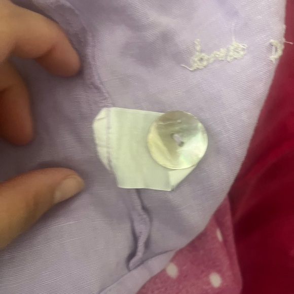 Johnny Was Sovanna Wander top linen lilac - Picture 7 of 13